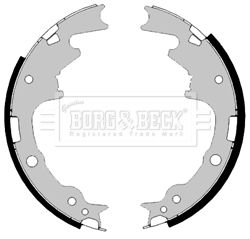 BORG & BECK Комплект тормозных колодок BBS6472